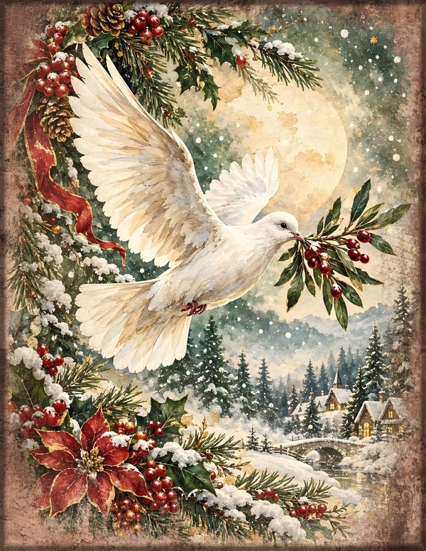 Twelvetide Junk Journal Kit: Printable Pages, Cards, Tags and Ephemera - Christmastide - Commercial Use — image 20