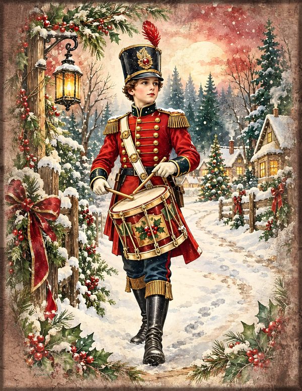 Twelvetide Junk Journal Kit: Printable Pages, Cards, Tags and Ephemera - Christmastide - Commercial Use — image 24