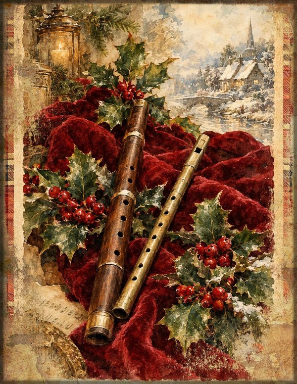 Twelvetide Junk Journal Kit: Printable Pages, Cards, Tags and Ephemera - Christmastide - Commercial Use — image 25