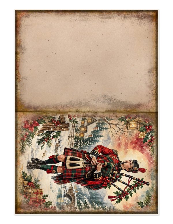 Twelvetide Junk Journal Kit: Printable Pages, Cards, Tags and Ephemera - Christmastide - Commercial Use — image 34