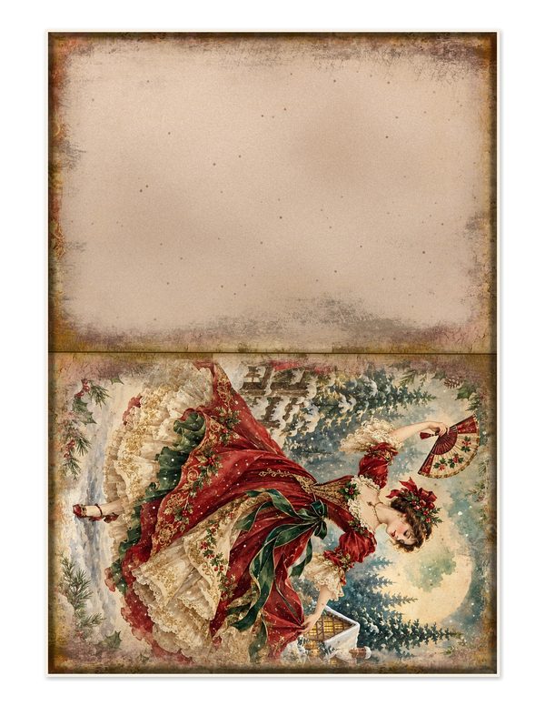 Twelvetide Junk Journal Kit: Printable Pages, Cards, Tags and Ephemera - Christmastide - Commercial Use — image 35