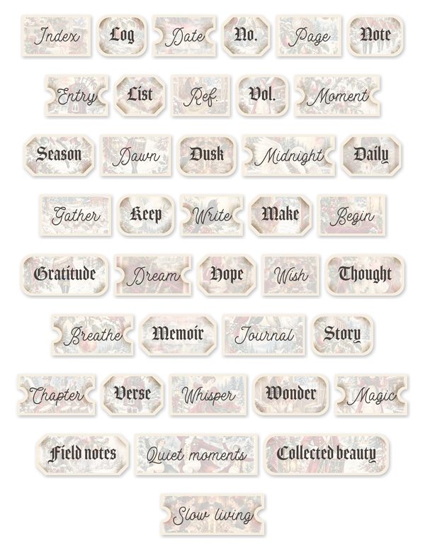 Twelvetide Junk Journal Kit: Printable Pages, Cards, Tags and Ephemera - Christmastide - Commercial Use — image 56