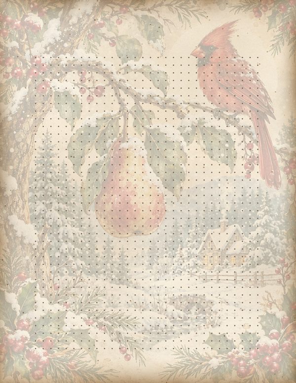 Twelvetide Junk Journal Kit: Printable Pages, Cards, Tags and Ephemera - Christmastide - Commercial Use — image 62