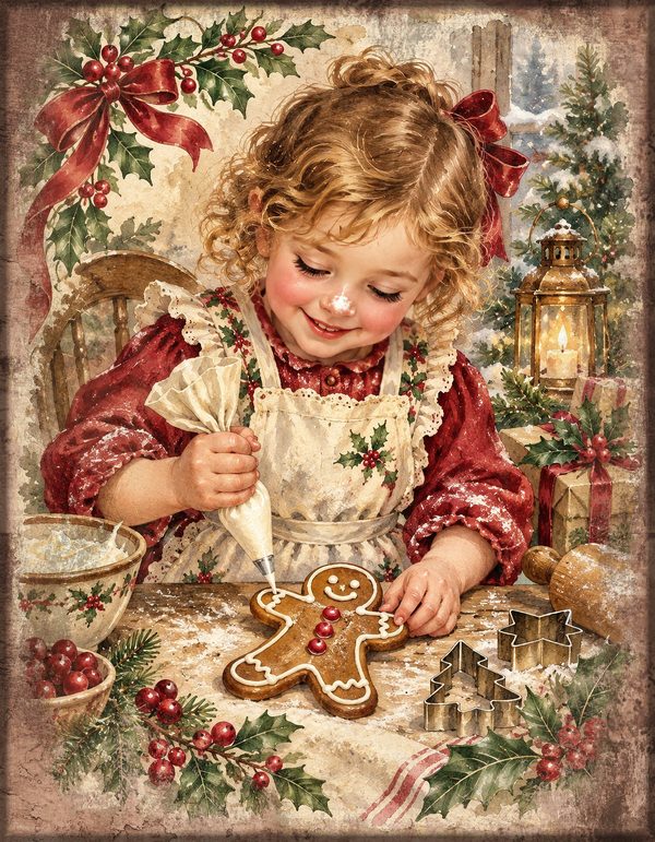 Baking Junk Journal Kit: Printable Pages, Cards, Tags and Ephemera - Gingerbread Kitchen - Commercial Use — image 22