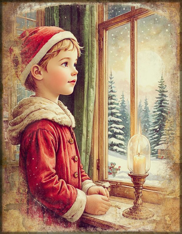Christmas Junk Journal Kit: Printable Pages, Cards, Tags and Ephemera - Father Christmas - Commercial Use — image 12
