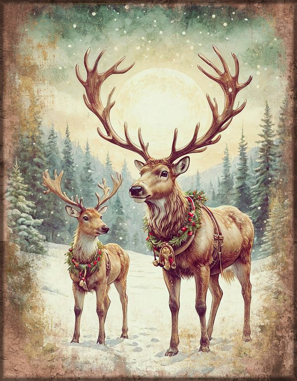 Christmas Junk Journal Kit: Printable Pages, Cards, Tags and Ephemera - Father Christmas - Commercial Use — image 21