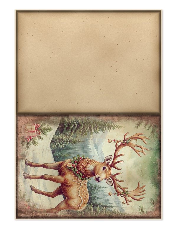 Christmas Junk Journal Kit: Printable Pages, Cards, Tags and Ephemera - Father Christmas - Commercial Use — image 27