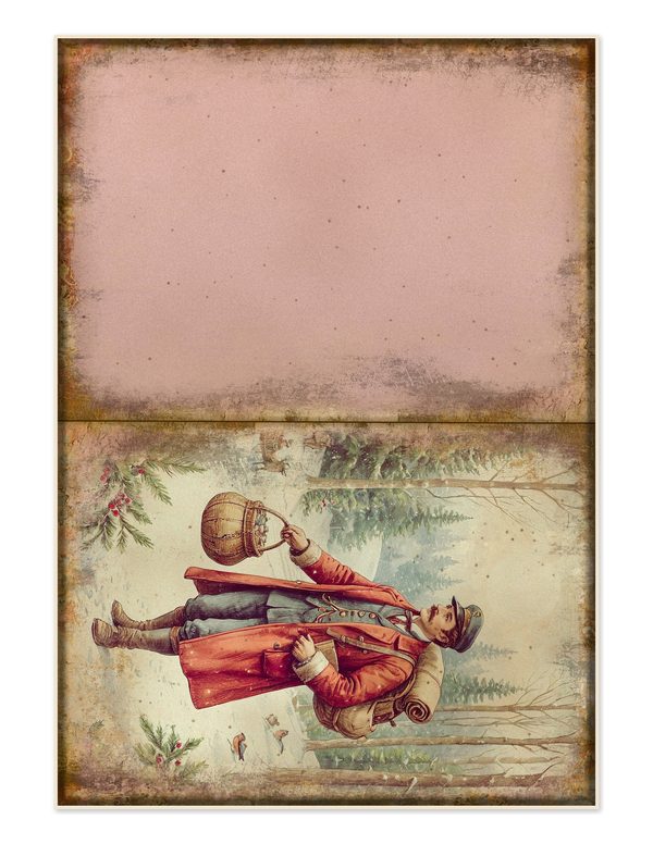 Christmas Junk Journal Kit: Printable Pages, Cards, Tags and Ephemera - Father Christmas - Commercial Use — image 32