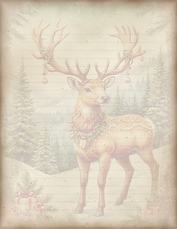 Christmas Junk Journal Kit: Printable Pages, Cards, Tags and Ephemera - Father Christmas - Commercial Use — image 60