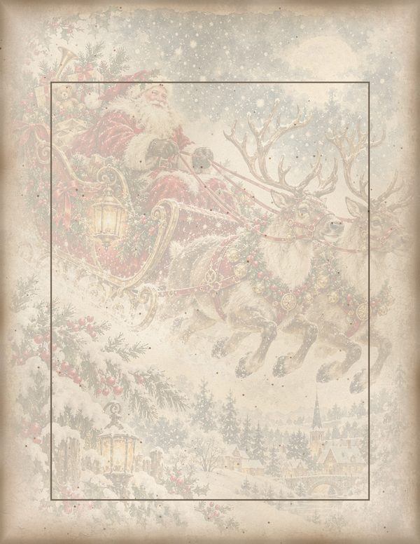 Christmas Junk Journal Kit: Printable Pages, Cards, Tags and Ephemera - Father Christmas - Commercial Use — image 61