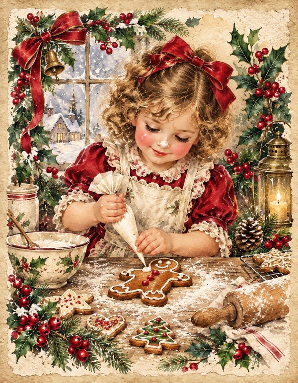 Junk Journal Kit: Printable Pages, Cards, Tags and Ephemera - Victorian Christmas - Commercial Use — image 1