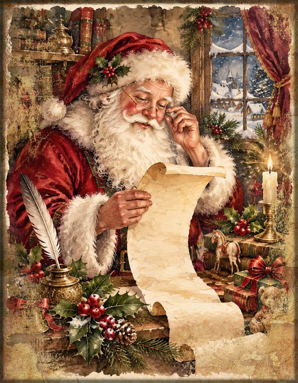 Junk Journal Kit: Printable Pages, Cards, Tags and Ephemera - Victorian Christmas - Commercial Use — image 2