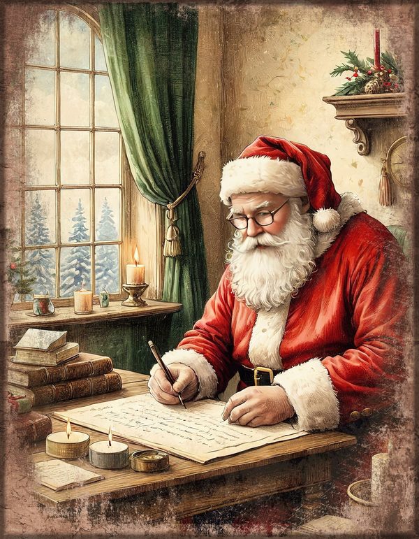 Junk Journal Kit: Printable Pages, Cards, Tags and Ephemera - Victorian Christmas - Commercial Use — image 15