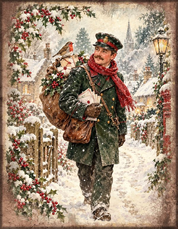 Junk Journal Kit: Printable Pages, Cards, Tags and Ephemera - Victorian Christmas - Commercial Use — image 25