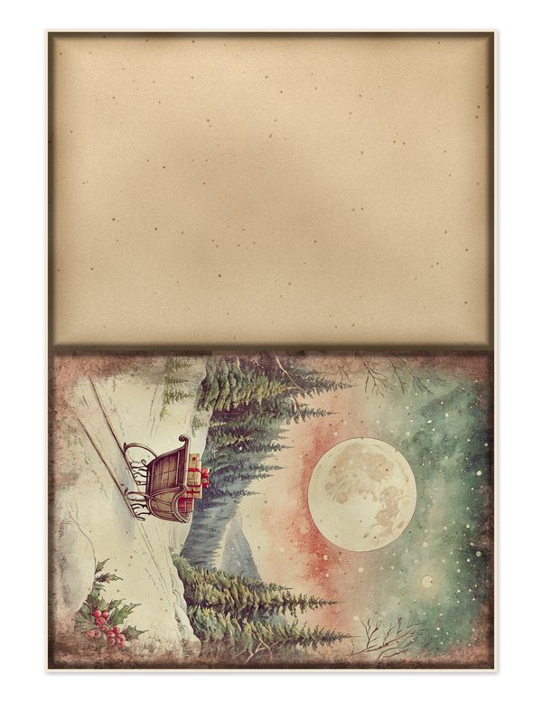Junk Journal Kit: Printable Pages, Cards, Tags and Ephemera - Victorian Christmas - Commercial Use — image 44