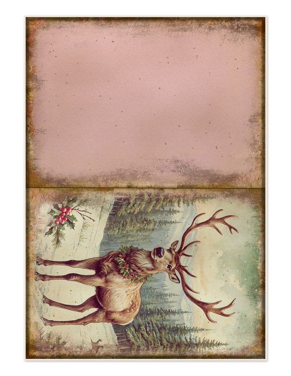 Junk Journal Kit: Printable Pages, Cards, Tags and Ephemera - Victorian Christmas - Commercial Use — image 49
