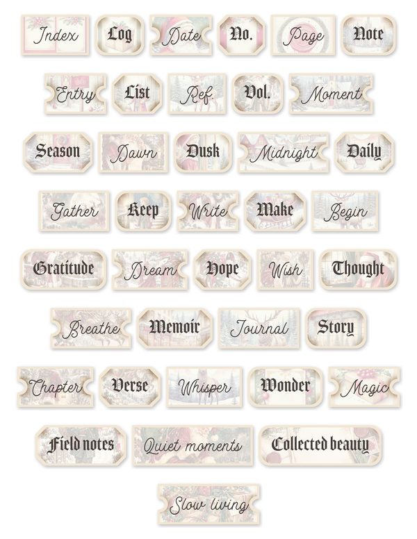 Junk Journal Kit: Printable Pages, Cards, Tags and Ephemera - Victorian Christmas - Commercial Use — image 68