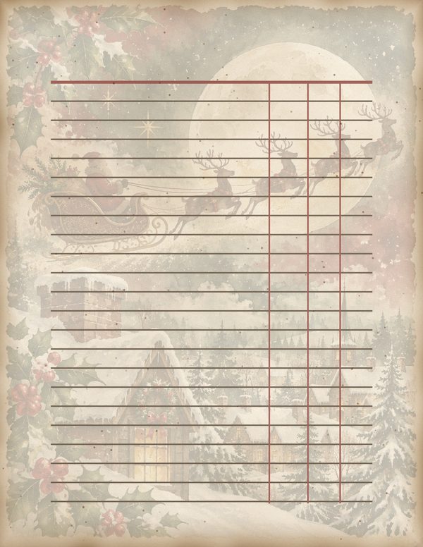 Junk Journal Kit: Printable Pages, Cards, Tags and Ephemera - Victorian Christmas - Commercial Use — image 75