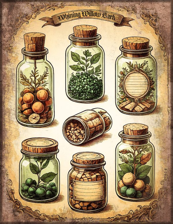 Junk Journal Papers: Printable Vintage Pages - Gothic Apothecary - Commercial Use — image 16