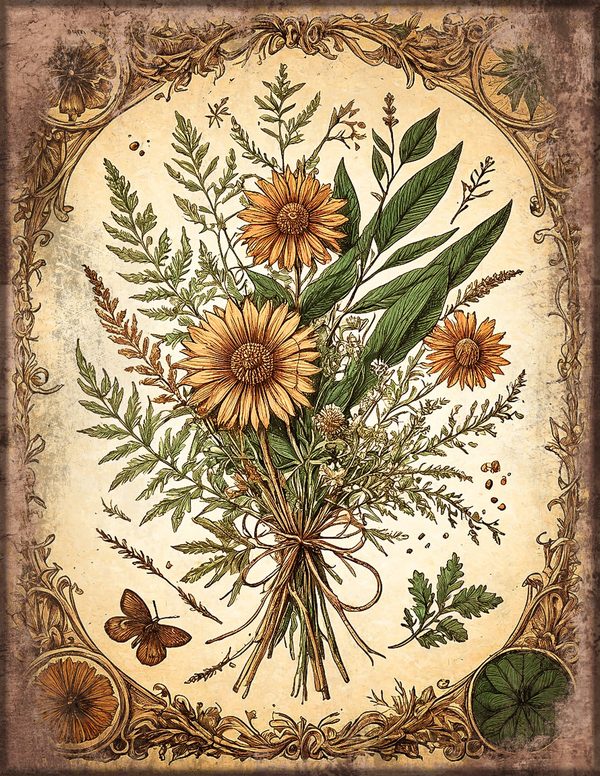 Junk Journal Papers: Printable Vintage Pages - Gothic Apothecary - Commercial Use — image 19