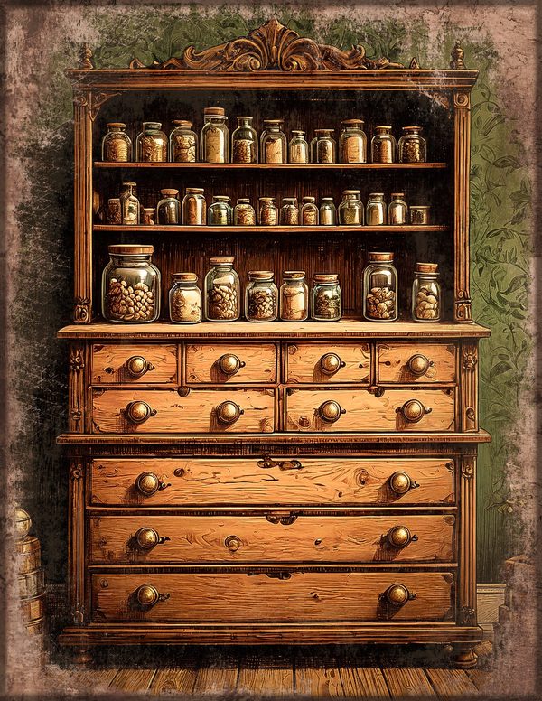Junk Journal Papers: Printable Vintage Pages - Gothic Apothecary - Commercial Use — image 32