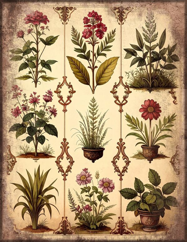 Junk Journal Papers: Printable Vintage Pages - Gothic Apothecary - Commercial Use — image 40