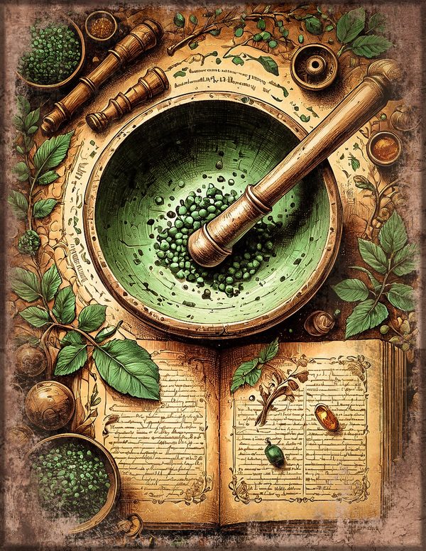 Junk Journal Papers: Printable Vintage Pages - Gothic Apothecary - Commercial Use — image 62