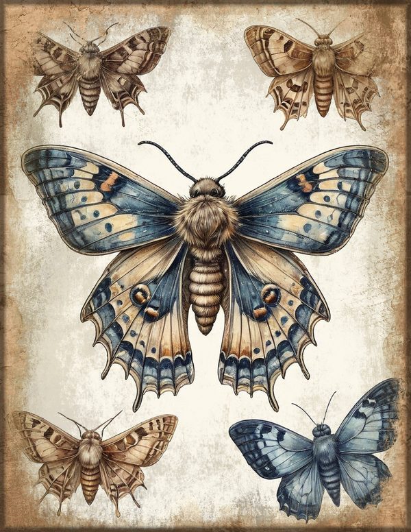 Junk Journal Papers: Printable Vintage Pages - Cabinet of Curiosities - Commercial Use — image 55