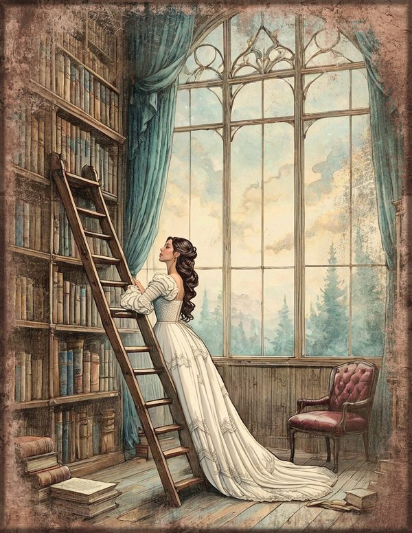 Junk Journal Papers: Printable Vintage Pages - Gothic Manor - Commercial Use — image 9