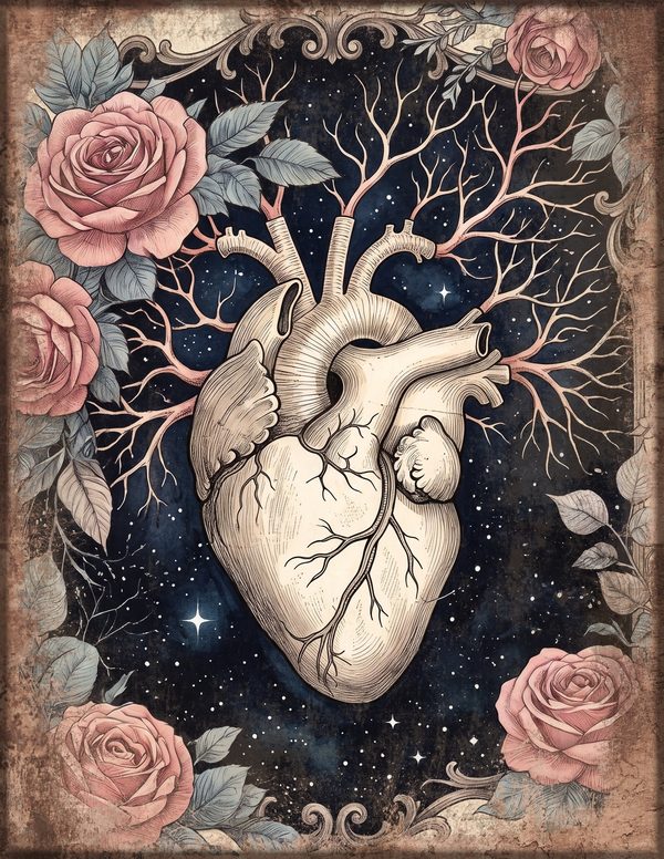 Junk Journal Papers: Printable Vintage Pages - Gothic Anatomy Theatre - Commercial Use — image 6