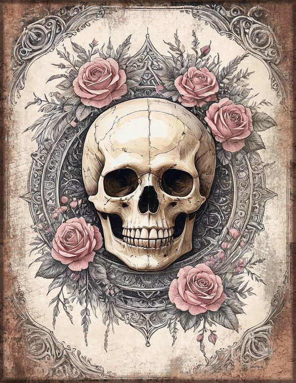Junk Journal Papers: Printable Vintage Pages - Gothic Anatomy Theatre - Commercial Use — image 42