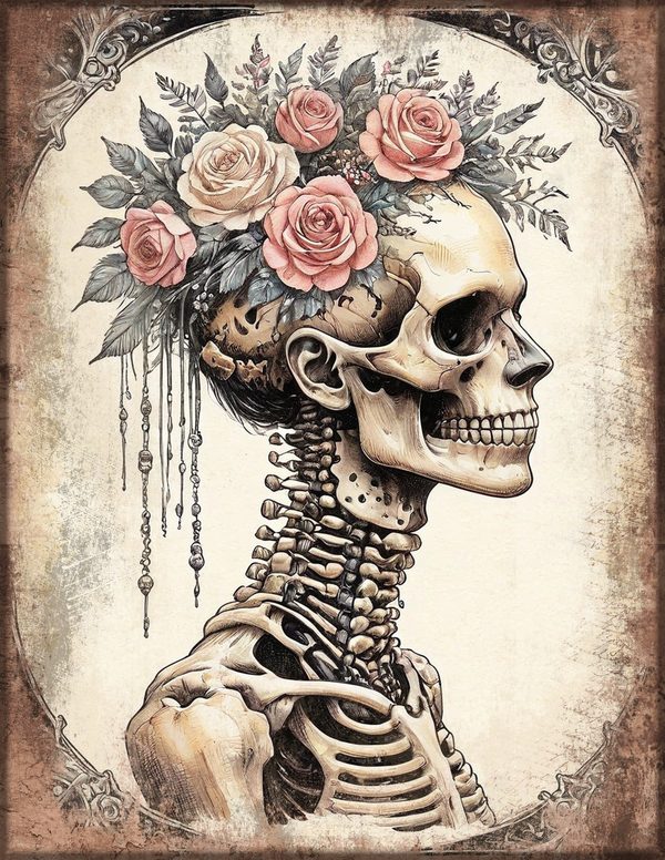 Junk Journal Papers: Printable Vintage Pages - Gothic Anatomy Theatre - Commercial Use — image 49