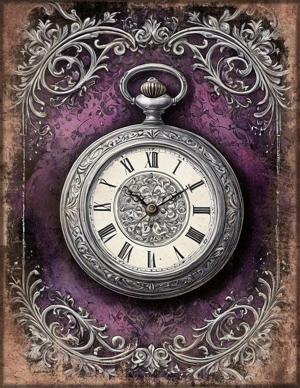 Junk Journal Papers: Printable Vintage Pages - Gothic Raven and Rose - Commercial Use — image 41