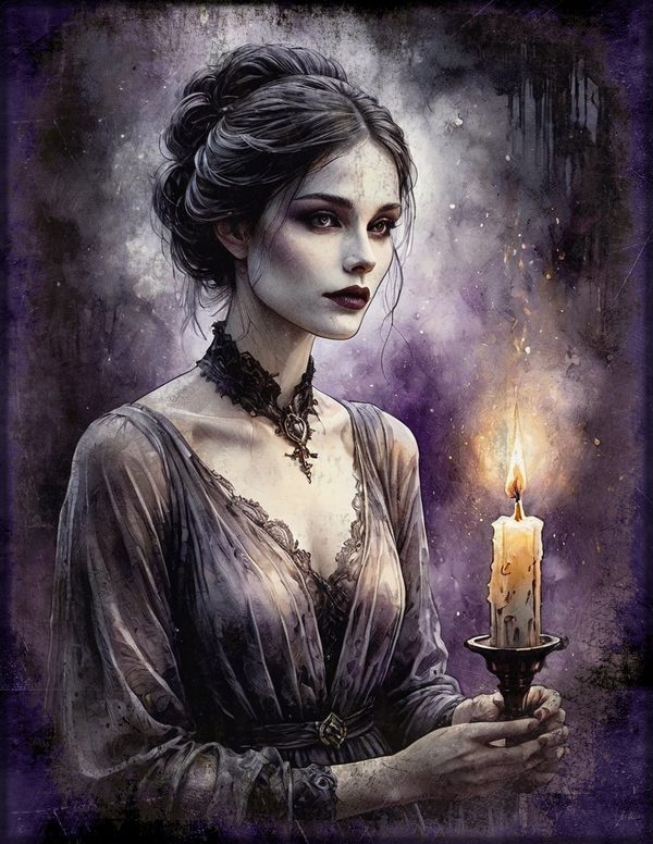 Junk Journal Papers: Printable Vintage Pages - Gothic Seance - Commercial Use — image 25