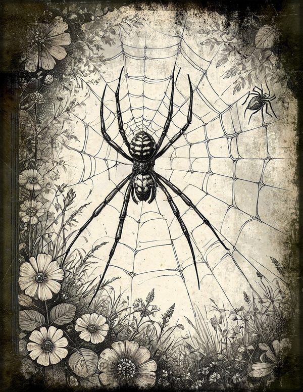 Junk Journal Papers: Printable Vintage Pages - Gothic Bestiary - Commercial Use — image 4
