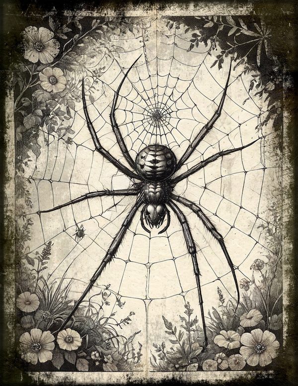 Junk Journal Papers: Printable Vintage Pages - Gothic Bestiary - Commercial Use — image 7