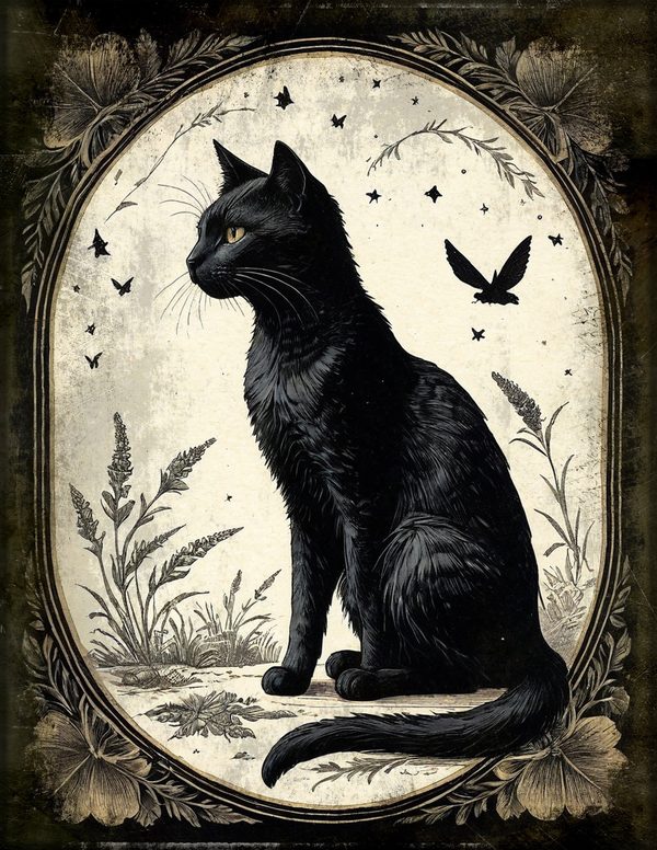 Junk Journal Papers: Printable Vintage Pages - Gothic Bestiary - Commercial Use — image 15