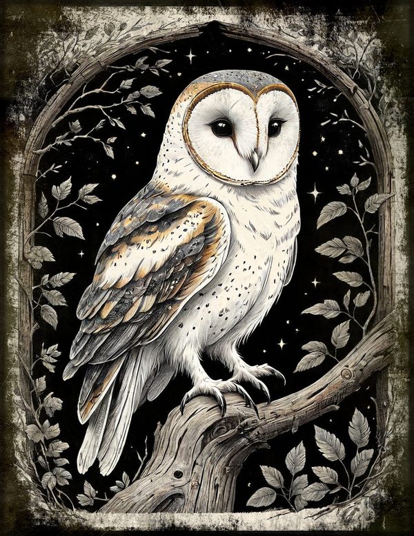 Junk Journal Papers: Printable Vintage Pages - Gothic Bestiary - Commercial Use — image 24