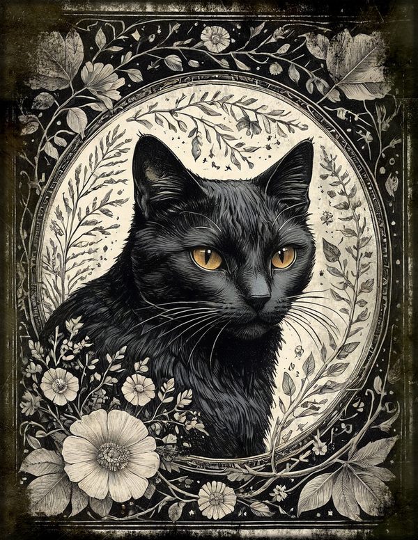 Junk Journal Papers: Printable Vintage Pages - Gothic Bestiary - Commercial Use — image 28