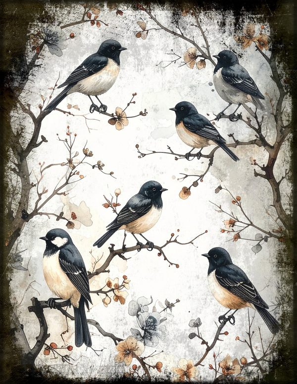 Junk Journal Papers: Printable Vintage Pages - Gothic Bestiary - Commercial Use — image 52