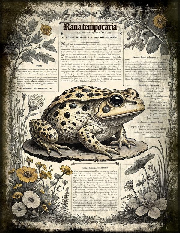Junk Journal Papers: Printable Vintage Pages - Gothic Bestiary - Commercial Use — image 56
