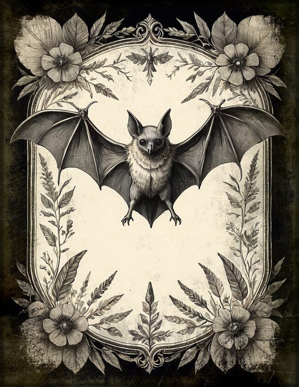 Junk Journal Papers: Printable Vintage Pages - Gothic Bestiary - Commercial Use — image 62