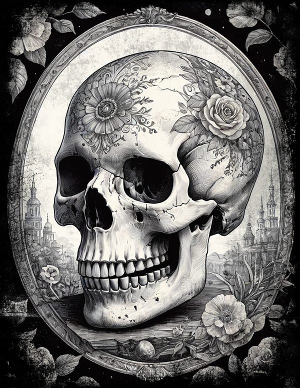 Junk Journal Papers: Printable Vintage Pages - Memento Mori - Commercial Use — image 46