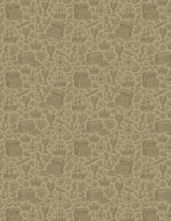 Treasure Chest Junk Journal Kit: Digital Scrapbook Paper - Pirates and Privateers - Commercial Use — image 37