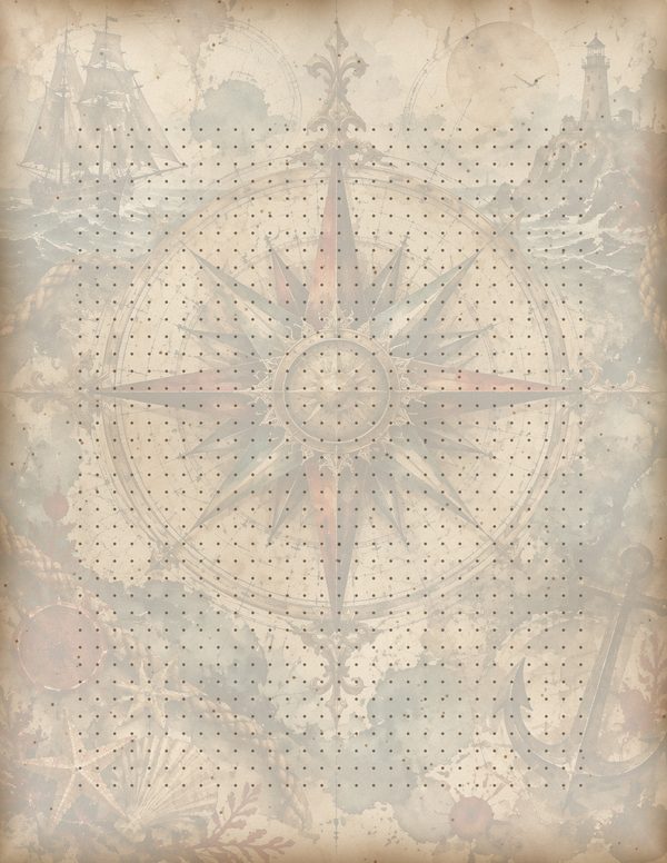 Treasure Maps Junk Journal Kit: Digital Scrapbook Paper - Pirates and Privateers - Commercial Use — image 57