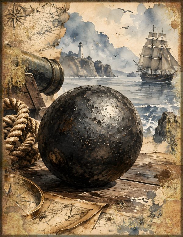 Cannons and Cutlasses Junk Journal Kit: Scrapbook Paper - Pirates and Privateers - Commercial Use — image 13