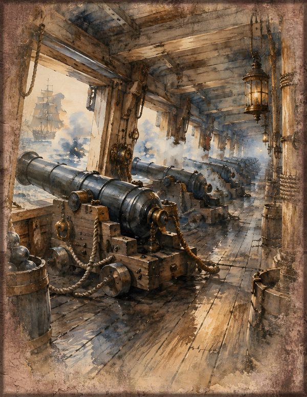 Cannons and Cutlasses Junk Journal Kit: Scrapbook Paper - Pirates and Privateers - Commercial Use — image 16