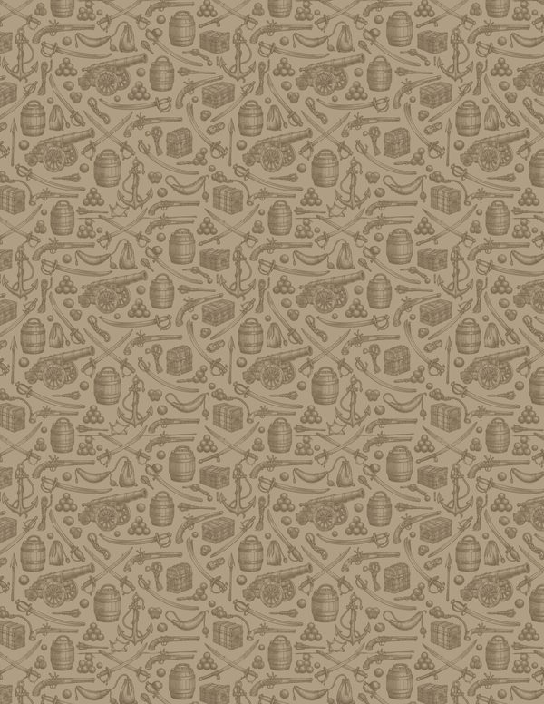 Cannons and Cutlasses Junk Journal Kit: Scrapbook Paper - Pirates and Privateers - Commercial Use — image 37