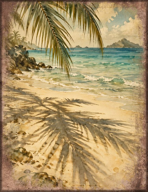 Desert Island Junk Journal Kit: Digital Scrapbook Paper - Pirates and Privateers - Commercial Use — image 14