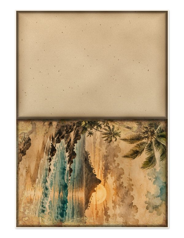 Desert Island Junk Journal Kit: Digital Scrapbook Paper - Pirates and Privateers - Commercial Use — image 25
